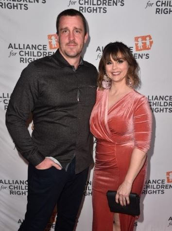 Mandy Teefey with her husband, Brian Teefey.